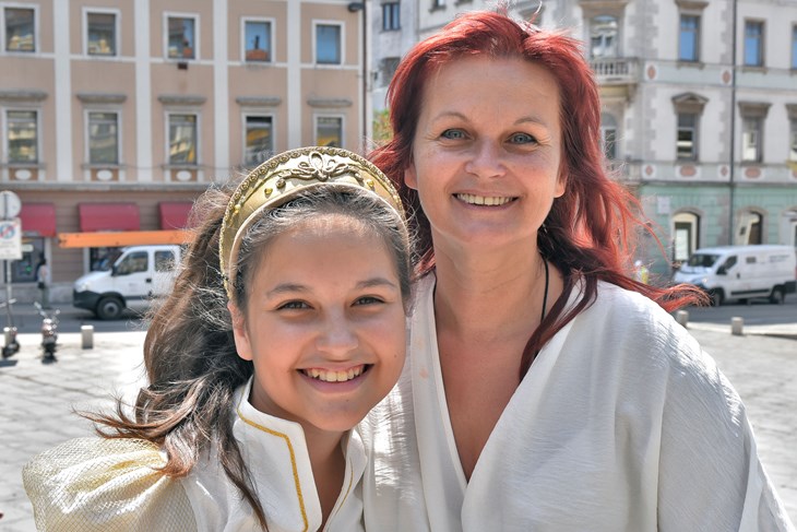 Zoe Šestan s mamom Rosanom (Snimio Duško Marušić Čiči)